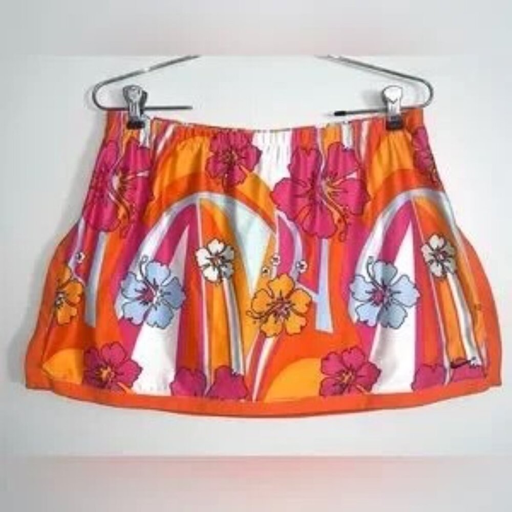 Nike Dryfit Tropical/Hawaiian Floral Pattern Skort Medium